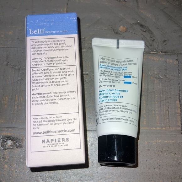 belif Aqua Bomb Hydrating Body Moisturizer NEW in Box - Picture 2 of 2